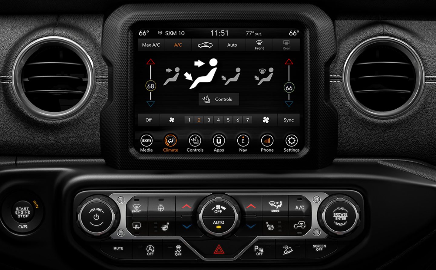 Jeep® Wrangler Interior - Available Heated Seats & More